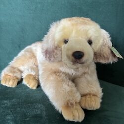 golden retriever - pluche knuffeldier - 32 cm