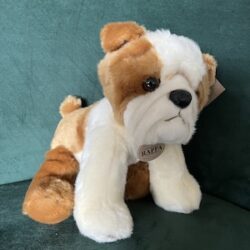 bulldog - pluche knuffeldier - 26 cm