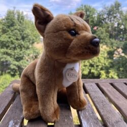 Staffordshire Bull Terrier - pluche knuffeldier - 30 cm