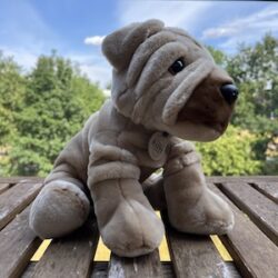 Shar Pei - pluche knuffeldier - 30 cm