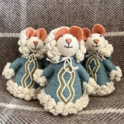 decoratie muis - eskimuis van vilt